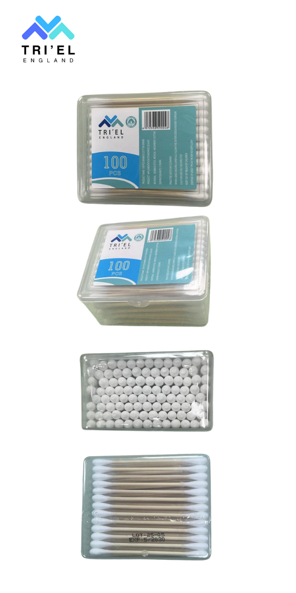 TRI'EL COTTON SWABS